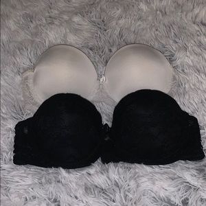 Strapless bras